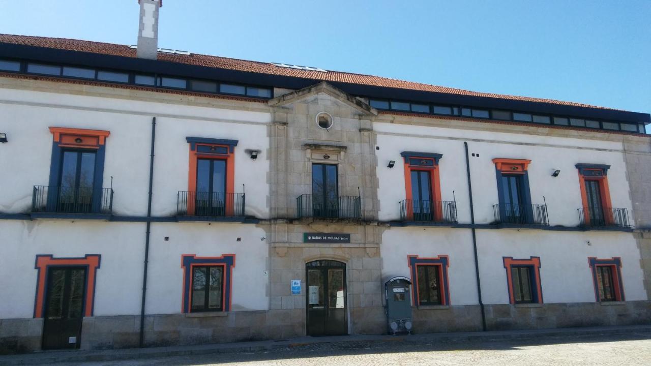 Albergue Estaciones Vivas Banos Del Molgas Buitenkant foto